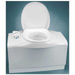 Toaleta cu caseta C402-X electrica, alba, dreapta