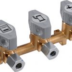 Valva tripla de distributie gaz