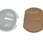 Conector mobilier cu capac maro