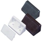 Conector de colț din plastic cu capac - 4 găuri